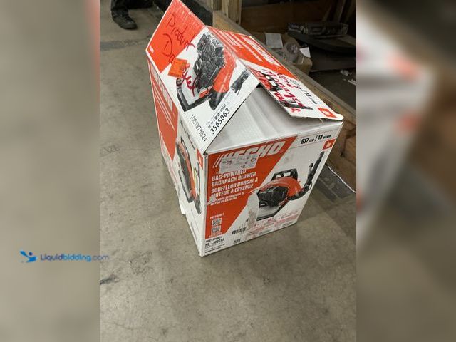 Lot 49-3565063 - ECHO
216 MPH 517 CFM 58.2cc Gas 2-Stroke Backpack Leaf Blower with Tube Throttle Used