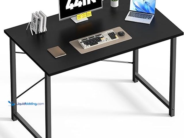 Lot 49-5461043 - DUMOS 44 in Computer Desk for Home Office, Modern Study Work Table Simple Style for Bedroom, Writing...