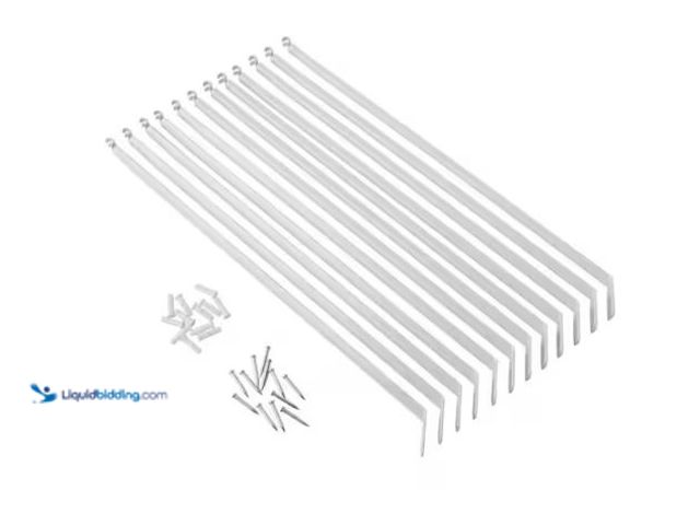 Lot 49-1627314 - Everbilt 16 in. Shelf Support Bracket Steel (12-Pack) Model # 90183, Unused  Ref#SB0715