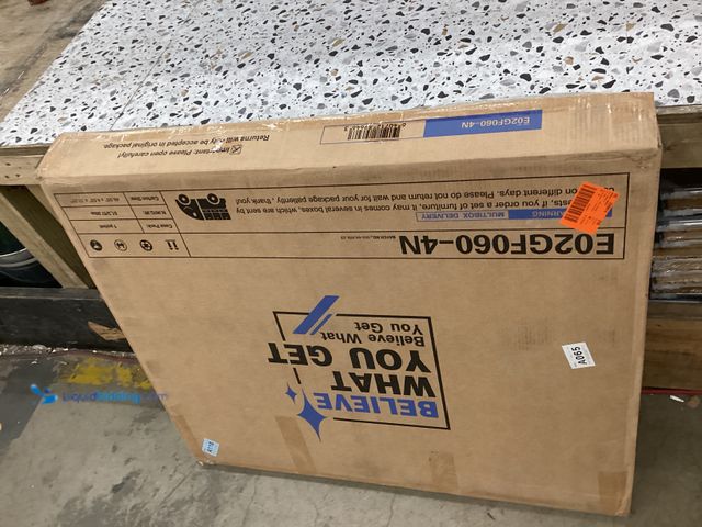 Lot 49-5414312 - Metal Patio Outdoor Dining Table, Black, Unused.