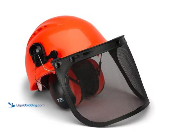 Lot 49-1622689 - TR Industrial Forestry Safety Helmet and Hearing Protection System, Model # TR88011, Unused, Has att...