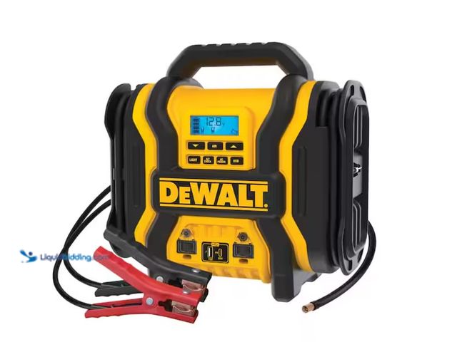 Lot 49-1571195 - DEWALT Portable Power 2000 Peak Amp Jump Starter w/Digital Compressor, Model # DXAEPS14, Unused, Pow...