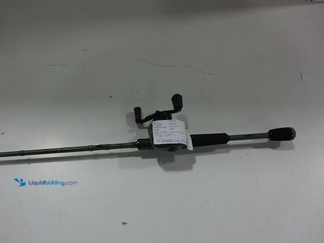 Lot 49-2021812 - Sync fishing pole, Black, Unused. Scuffs and scratches. Tip broken.