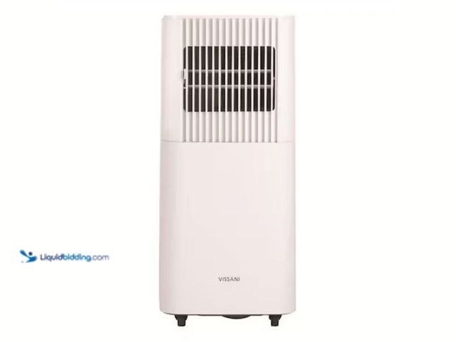 Lot 49-2000836 - Vissani 6,000 (DOE) BTU 115-Volt Portable Air Conditioner Cools 250 sq. ft. with Remote in White, Po...