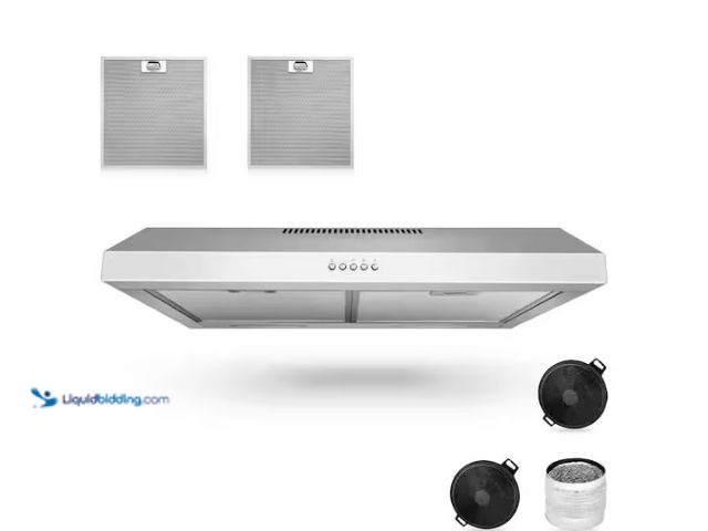 Lot 49-5574283 - Tylza
29.5 in. 600 CFM Convertible Under Cabinet Range Hood in Stainless Steel with 2 Charcoal Filt...