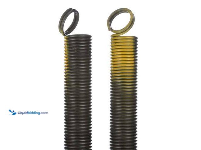 Lot 49-3616769 - DURA-LIFT 130 lbs. Heavy Duty Extension Garage Door Spring (2-Pack) - Unused Model # DLEY130  Ref#HD...