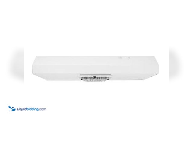 Lot 49-5544283 - Vissani Arno 30 in. 240 CFM Convertible Under Cabinet Range Hood in White with Lighting and Charcoal...