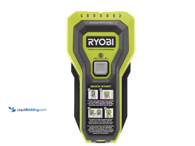 Lot 49-2026379 - Lot of (2). RYOBI Whole Stud Finder, Model # ESF5002, New, Factory sealed.
