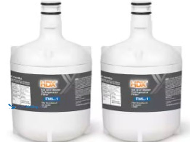 Lot 49-2025548 - (2-Pack) HDX FML-1 LG LT500P Premium Refrigerator Water Filter Replacement, Model # HD2PKL500, MSRP ...