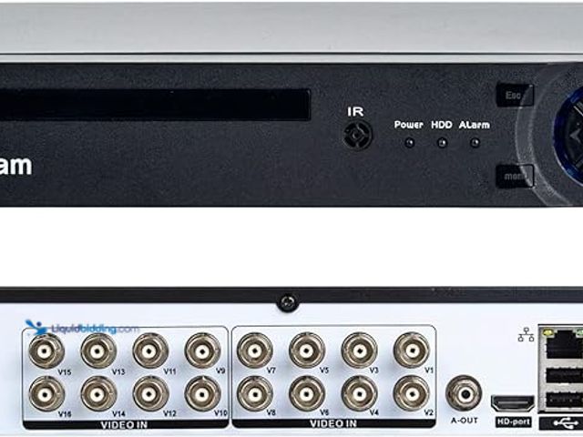 Lot 49-3511254 - Xenocam 16CH 1080N Hybrid 5-in-1 AHD DVR (1080P NVR+1080N AHD+960H Analog+TVI+CVI) Standalone DVR CC...