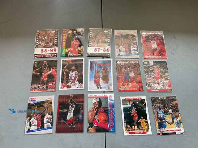 Lot 49-1977234 - Other AMAZING LOT OF 15 MICHAEL JORDAN CARDS FROM VARIOUS YEARS AND TYPES INCLUDING UPPER DECK, ATHL...