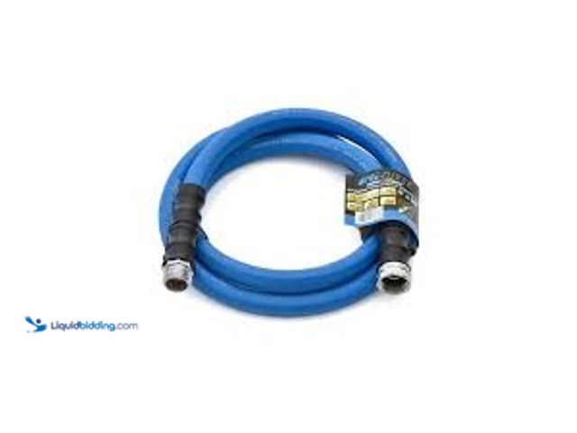 Lot 49-5415069 - Qty 2. 5/8 in. x 6 ft. Heavy Duty Rubber Water Hose. Model # AL5806. Unused.