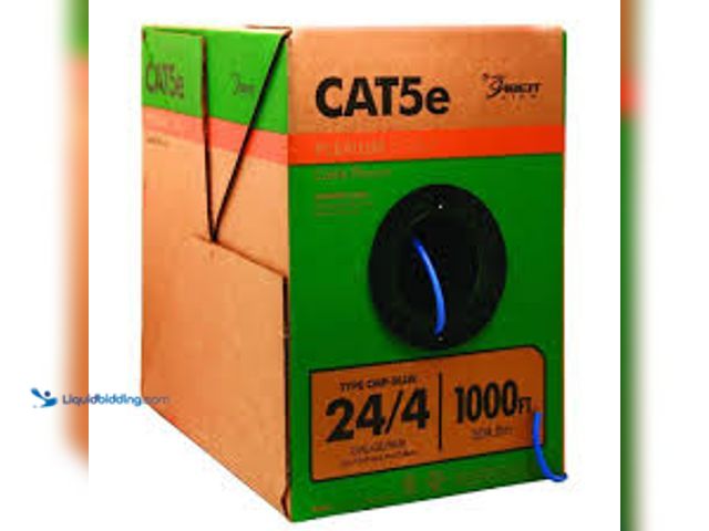 Lot 49-5483749 - Southwire 1000 ft. Blue 24/4 CAT5e CMP (Plenum) Data Cable. Model # 56917749. Unused