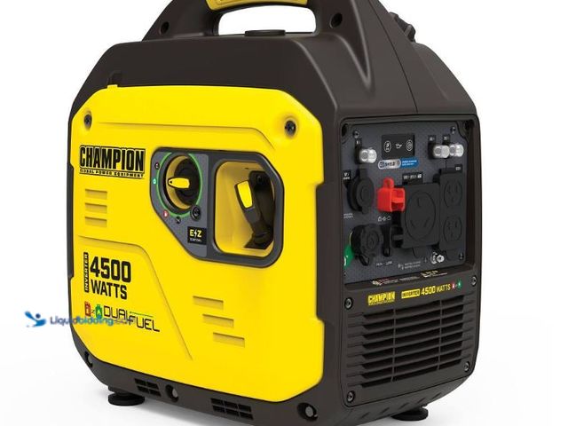 Lot 49-1630662 - Champion Power Equipment 6500w Dual Fuel Port. Inverter Generator Model #201531, Slightly Used, Unab...