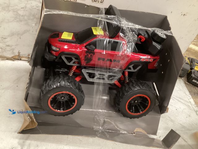 Lot 49-5545777 - 4x4 Ram RC Offroad Truck (Red) Used with attachments
