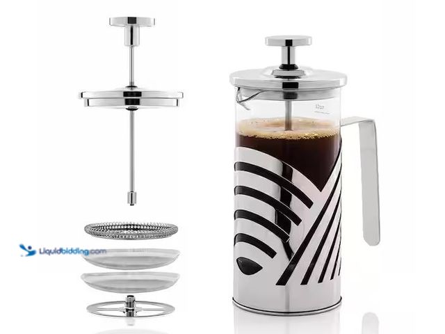Lot 49-5573583 - OVENTE
3 Cup Stainless steel French Press Coffee Maker, Unused