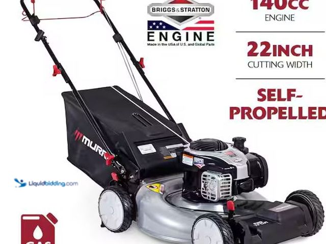 Lot 49-5450916 - Murray
22 in. 140 cc Briggs & Stratton Walk Behind Gas Self-Propelled Lawn Mower with Front Wheel Dr...
