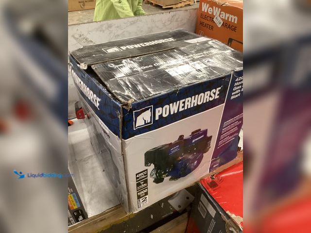 Lot 49-3540258 - Powerhorse OHV Horizontal Engine, 420cc, 12.5 HP, 1in. x 3-31/64in. Shaft. Model: 750122. Unused