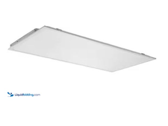 Lot 49-1625573 - Commercial Electric 1-Pack 2ft x 4ft 500-Watt Equivalent Integrated LED White Troffer Light 3 CCT wi...