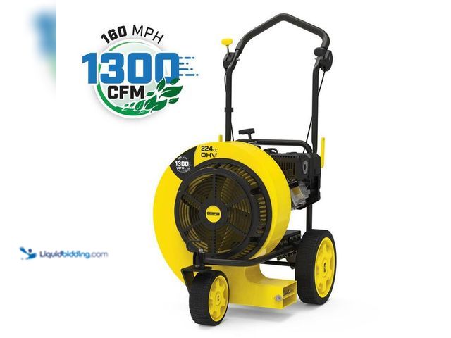 Lot 49-2024810 - Champion Power Equipment 160 mph 224cc 1300 CFM Walk-Behind Gas Leaf Blower. Model # 201529. MSRP $6...