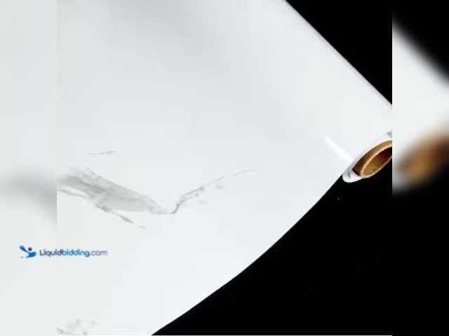 Lot 49-5436778 - Qty 2. Vsmile 23.62 in .x 196.85 in. Peel and Stick Kitchen Wallpaper, PET Greaseproof Wall Sticker,...