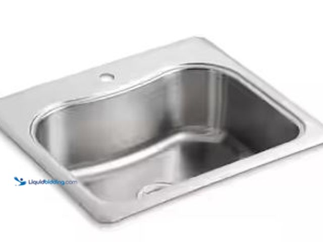 Lot 49-5486856 - KOHLER
Staccato Drop-In Stainless Steel 25 in. 1-Hole Single Bowl Kitchen Sink Internet # 100003532...