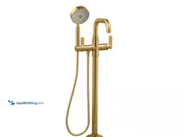 Lot 49-1594046 - KOHLER Castia By Studio McGee Single-Handle Freestanding Tub Faucet Trim With Handshower in. Vibrant...