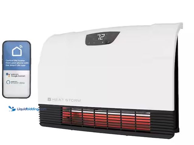 Lot 49-3536675 - HEAT STORM
1500W Phoenix WiFi Infrared Wall Unit Wi-Fi Smart Heater in White Internet # 335049494
...