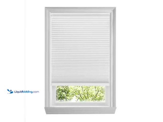 Lot 49-1625516 - Lot of (3) Home Decorators Collection Shadow White Cordless Blackout Cellular Shades for Windows - 3...