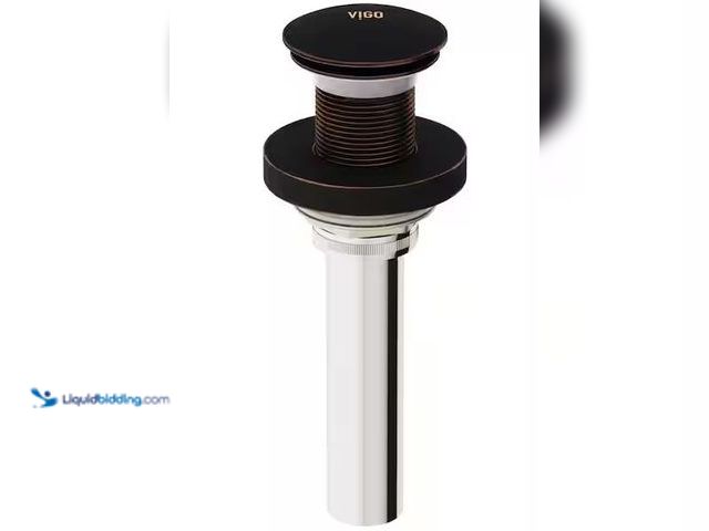 Lot 49-3531412 - VIGO
Vessel Bathroom Sink Pop-Up Drain and Mounting Ring in Antique Rubbed Bronze Internet # 204720...