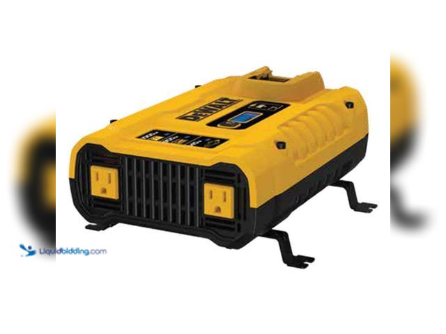 Lot 49-5449635 - DEWALT
3-Way 1000-Watt Power Inverter Compatible with 20-Volt XR 5 AH Lithium-Ion Battery (Not Incl...