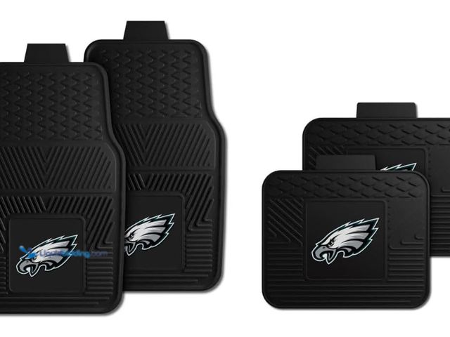 Lot 49-3431891 - Fan mats Philadelphia Eagles Set of 4 Car Mats for Cars, SUV, Pickups - All Weather Technology Prote...