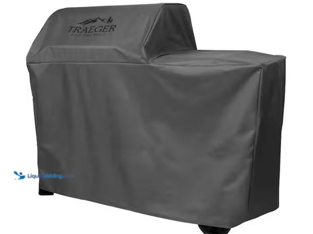 Lot 49-1567702 - Traeger Full Length Grill Cover for Woodridge Pellet Grill, Model # BAC759, Unused.   Ref#HDRELIST