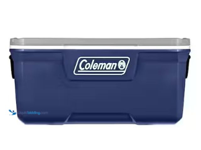 Lot 49-2022694 - Coleman Classic Series 120-qt. Hard Cooler, Model # 2179172, MSRP $84.99, Unused.  Ref#SB0922