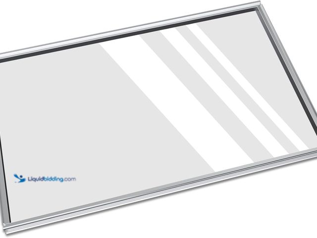 Lot 49-5437261 - WB56X22160 Range Oven Inner Door Glass, Oven Door Glass with Galvanized Frame, Double-Layers High Te...