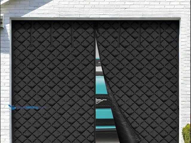 Lot 49-1637979 - VEVOR Garage Door Screen for Winter, 10x8 FT, Garage Door Insulation Kit, Magnetic Thermal Insulated...