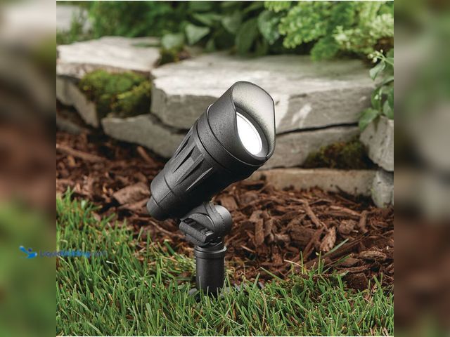 Lot 49-3564527 - QTY 2 - Hampton Bay
240 Lumen Low Voltage Millennium Black Adjustable Light Color Integrated LED Ou...