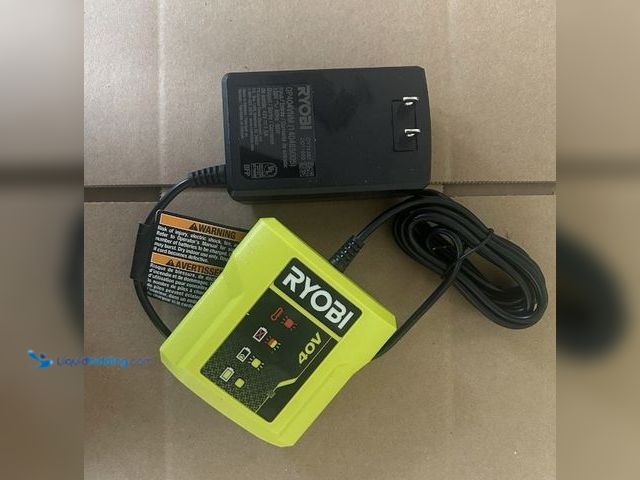 Lot 49-3618626 - Ryobi 40V. Lithium Battery Charger with Power Supply OP404, Model # OP404VNM, Unused. (NOTE: No box....