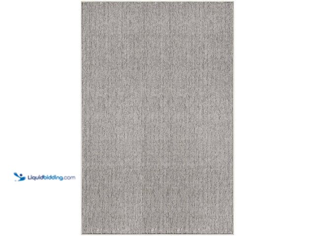 Lot 49-5484773 - Nourison
Natural Texture Ivory Grey 4 ft. x 6 ft. All-Over Design Contemporary Area Rug New