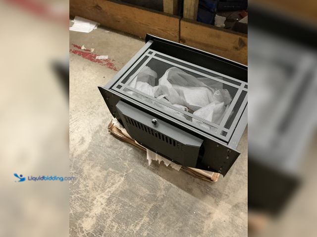 Lot 49-3540069 - Vent Free Gas Stove (legs and logs inside) (attachments included) (unable to test) (scuffs and scrat...