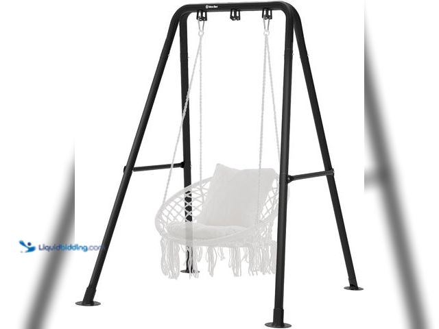 Lot 49-5539970 - G TALECO GEAR Hammock Chair Stand,Heavy-Duty Steel 300LBS Multi-Use Hammock Stand for Outdoor Indoor...