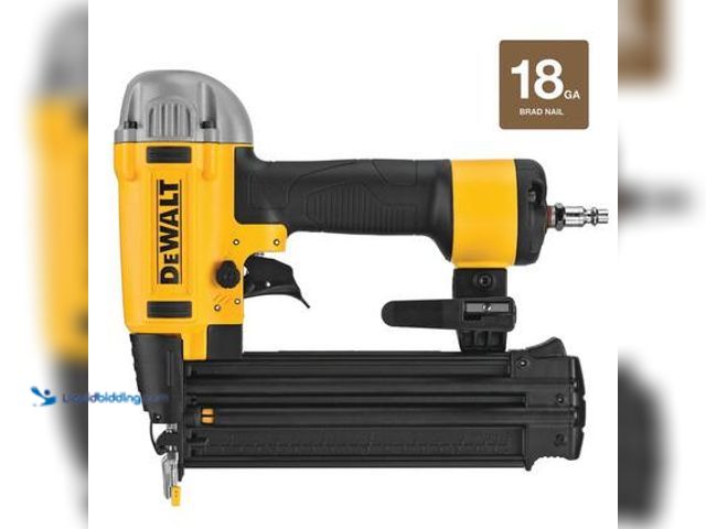 Lot 49-5544386 - DEWALT 18-Gauge Pneumatic Brad Nailer. Model # DWFP12233. Used