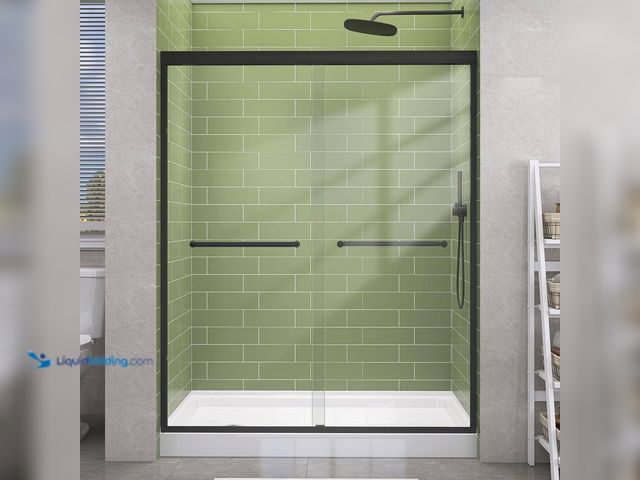 Lot 49-5413503 - Getpro
56 in.-60 in. W x 72 in. H Double Sliding Framed Shower Door in Matte Black with 1/4 in. (6 ...