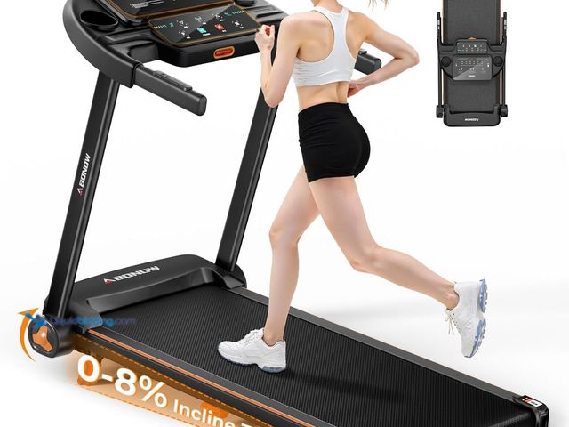 Lot 49-5461112 - Folding Treadmills for Home with Incline, 3.0HP Quiet Brushless Portable Fitness Running Walking Exe...