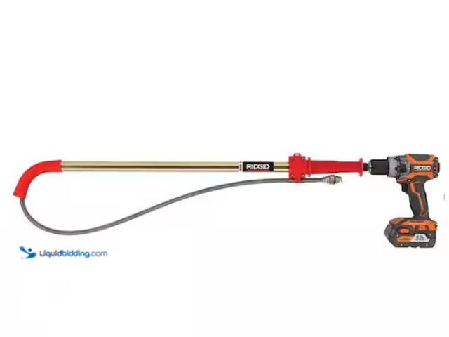 Lot 49-1577058 - RIDGID K-6P Hybrid Toilet Snake Auger, Cable Extends to 6 ft. with Integrated Bulb Head (Manual or C...