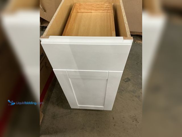 Lot 49-5463772 - 34-1/2 H x 15" W x 25" L White Cabinet Unused