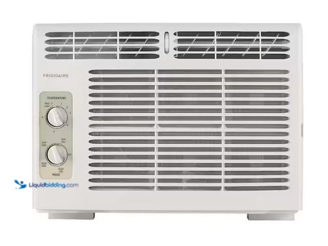 Lot 49-1624549 - Frigidaire 5,000 BTU Window Air Conditioner Cools 150 sq. ft. with Mechanical Controls in White 115V...