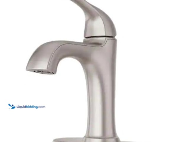 Lot 49-3612820 - Pfister Ladera Single Handle Single Hole Bathroom Faucet in Spot Defense Brushed Nickel, Model # LF-...