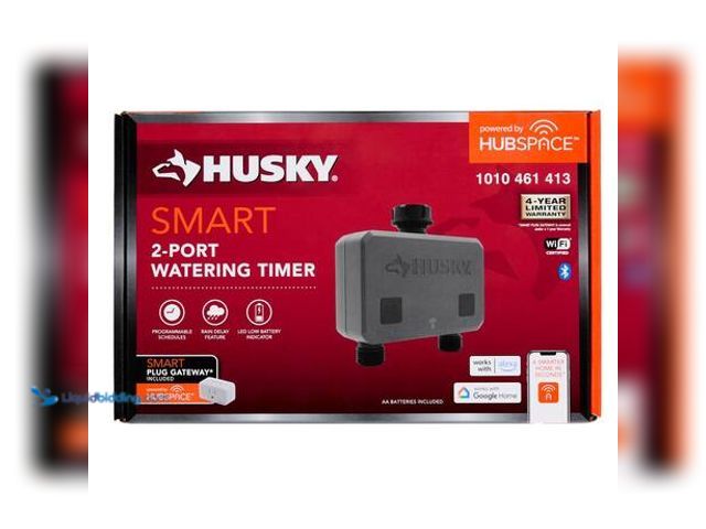 Lot 49-5553508 - Husky Smart Watering Timer for Irrigation and Sprinklers Powered by Hubspace Model # 867006-1004 UNU...