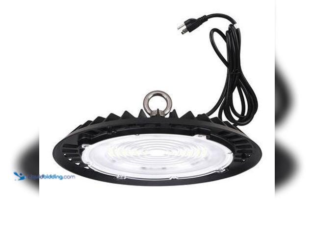 Lot 49-5572429 - Metalux 11 in. HBD High Bay 180-Watt Equivalent, 16K Lumens 5K CCT Cord and Plug. Model # HBD1650CPR...